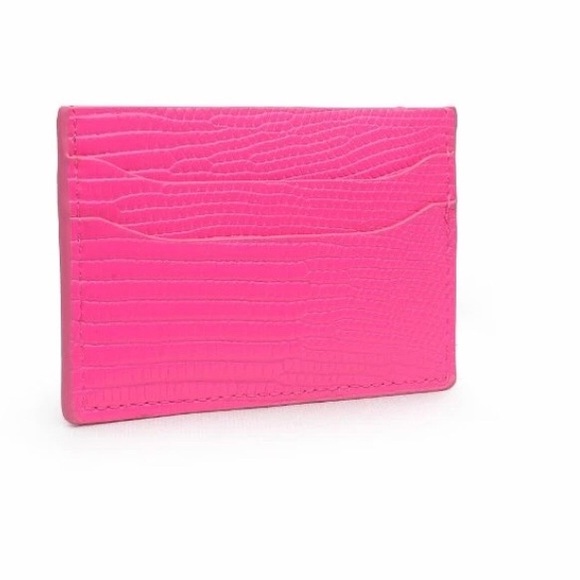 UrbanExpressions Dream Lizard NeonPink Cardholder - Picture 3 of 5